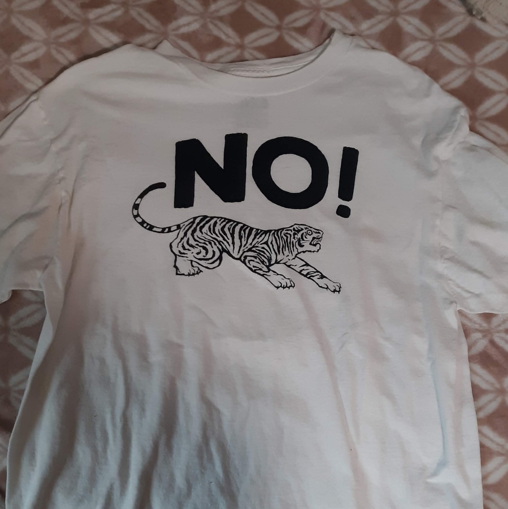 White Graphic shirt